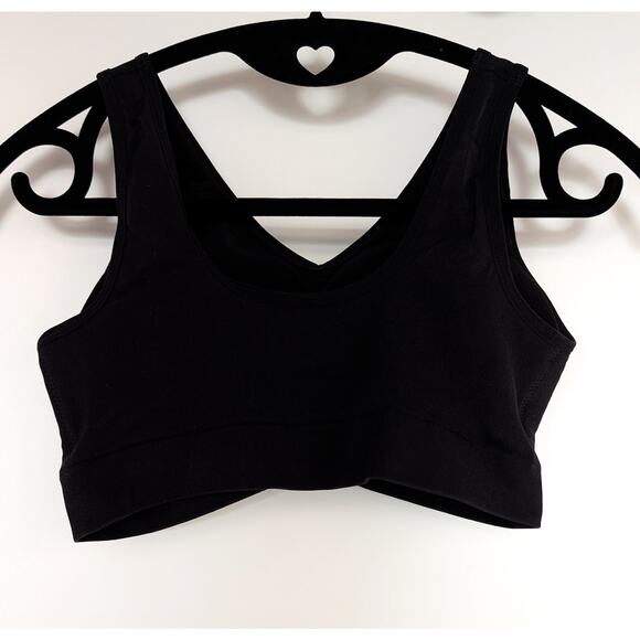 Wacoal B-Smooth Black Wirefree Bralette Bra 835275 Size 38 - Picture 5 of 6